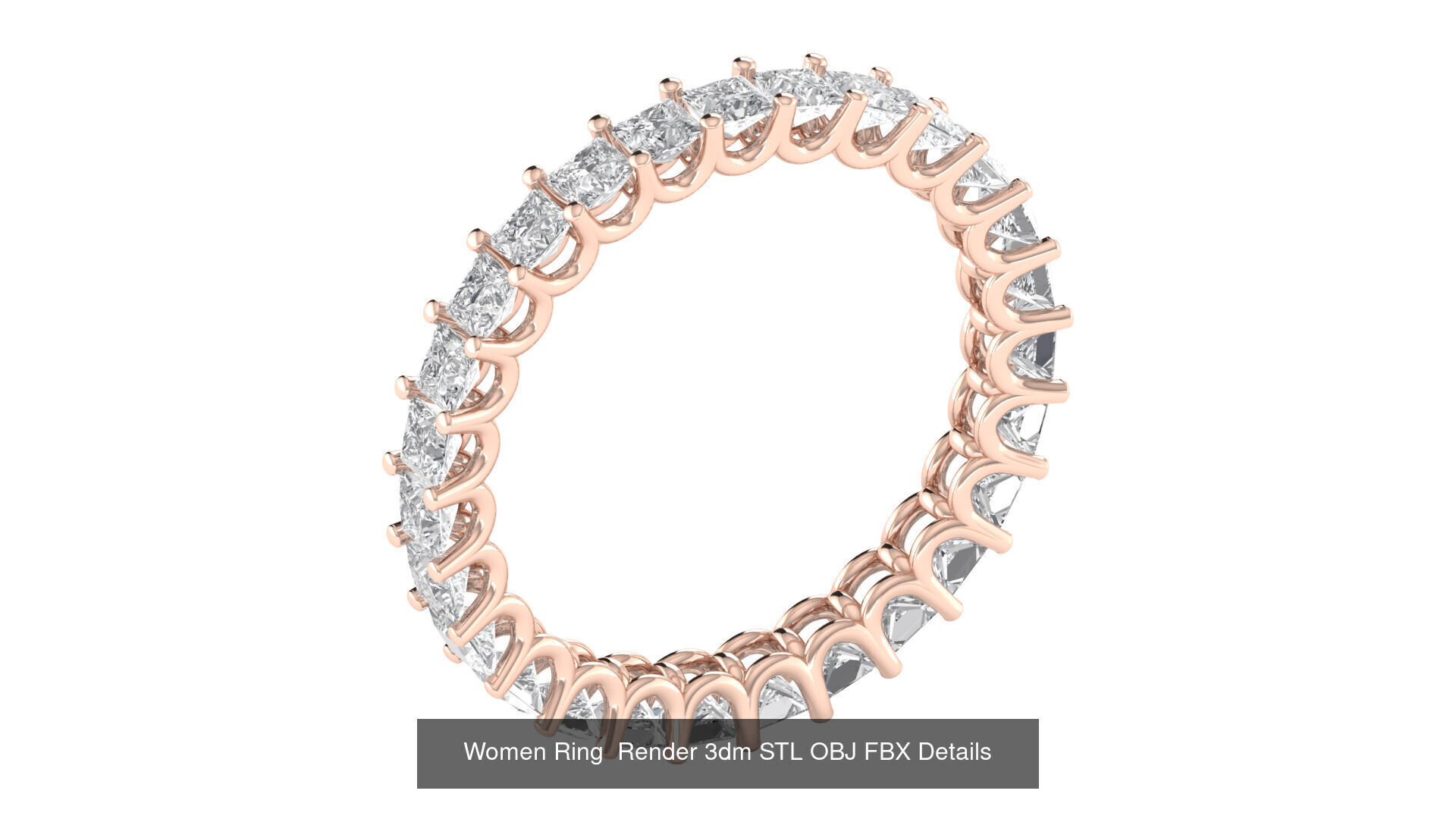 32 Wedding Band Ring Render 3dm STL OBJ FBX Details Collection _3