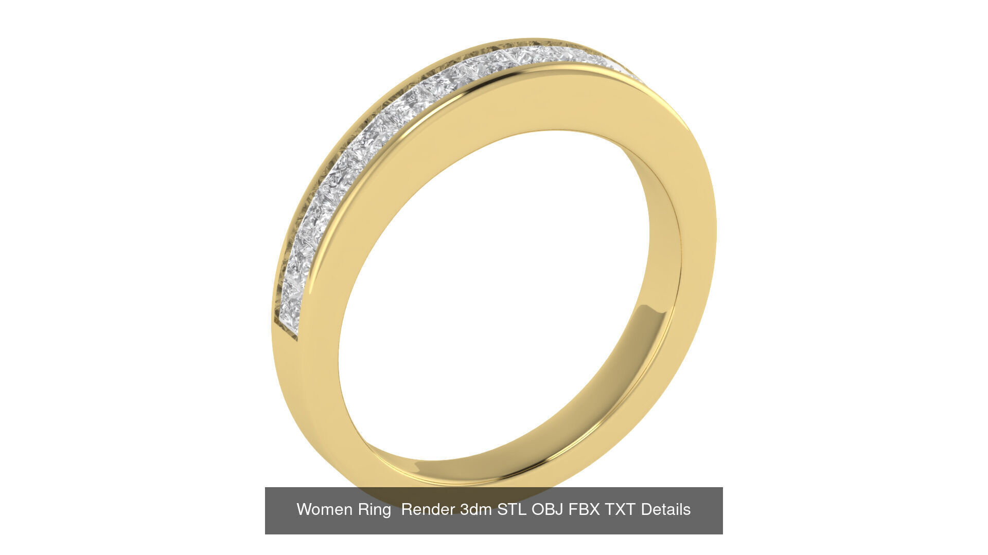 40 Wedding Band Ring Render 3dm STL OBJ FBX Details Collection _6