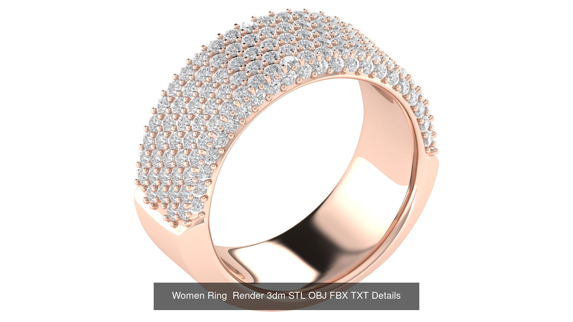 40 Wedding Band Ring Render 3dm STL OBJ FBX Details Collection _43