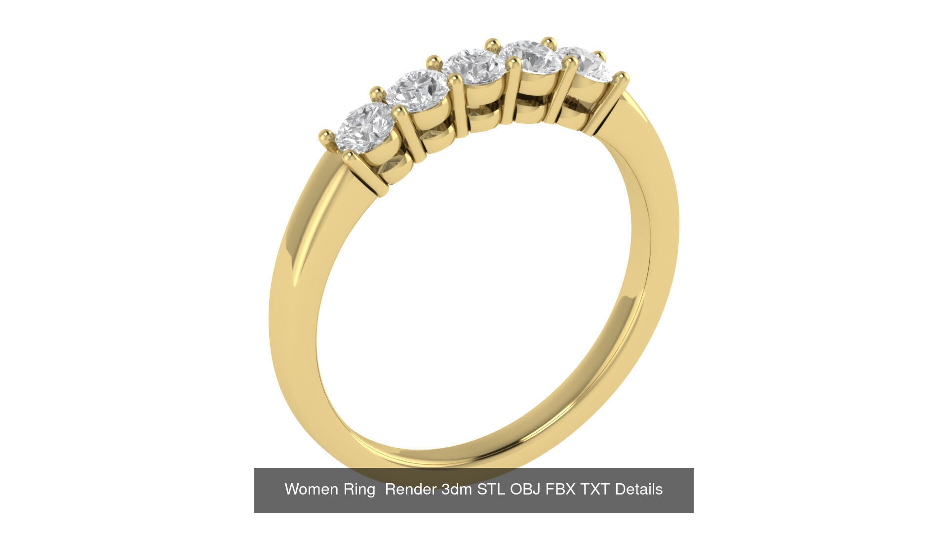 40 Wedding Band Ring Render 3dm STL OBJ FBX Details Collection _26