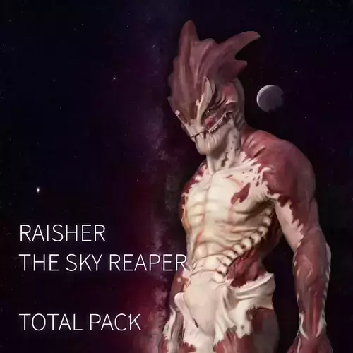 Raisher the Sky Reaper Total Pack Low-poly 3D model