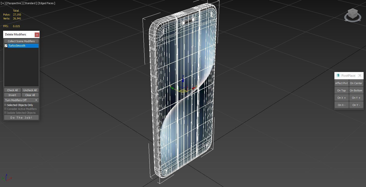 Honor Magic7 Pro White 3D model_13