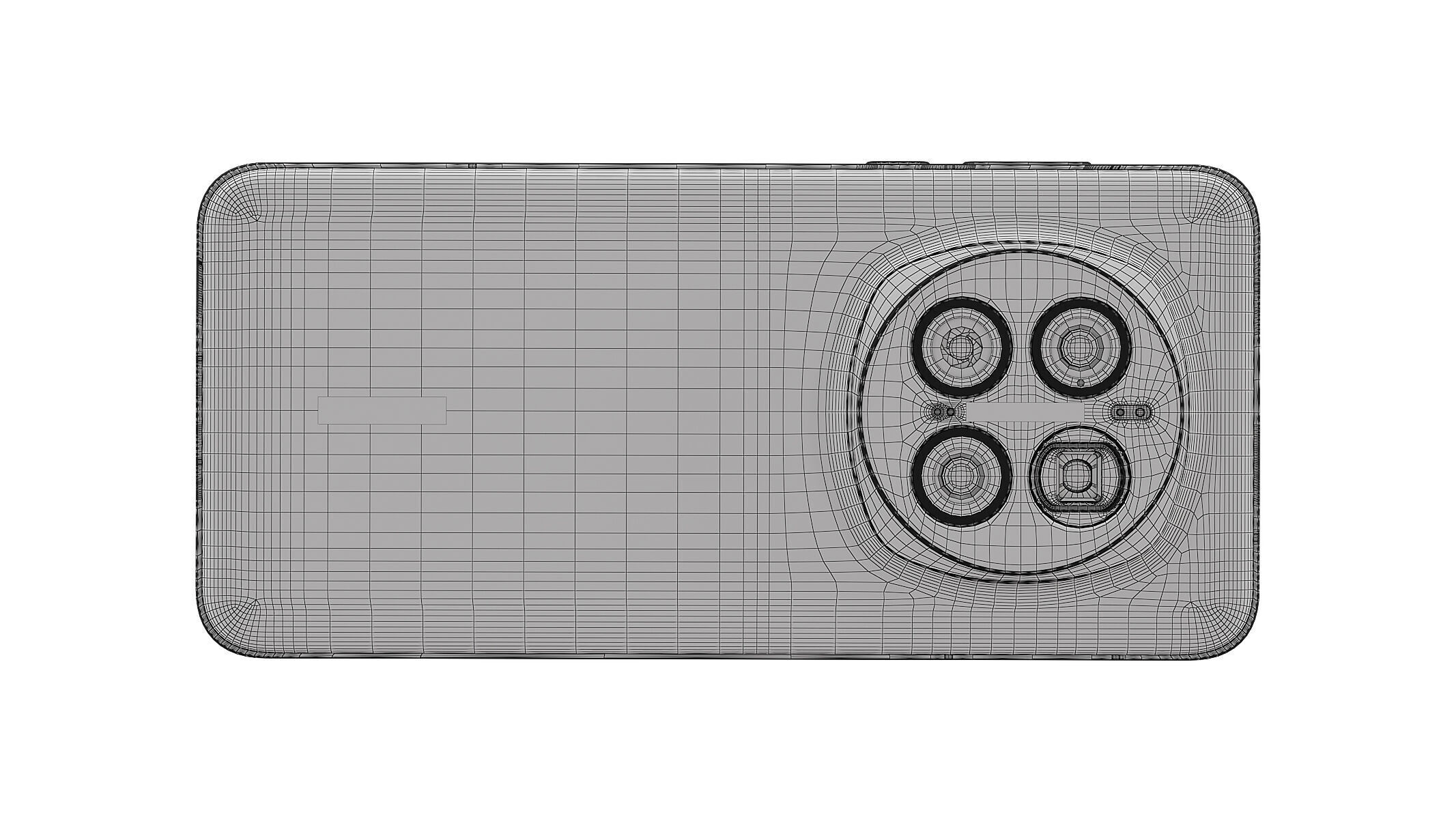 Honor Magic7 Pro White 3D model_18