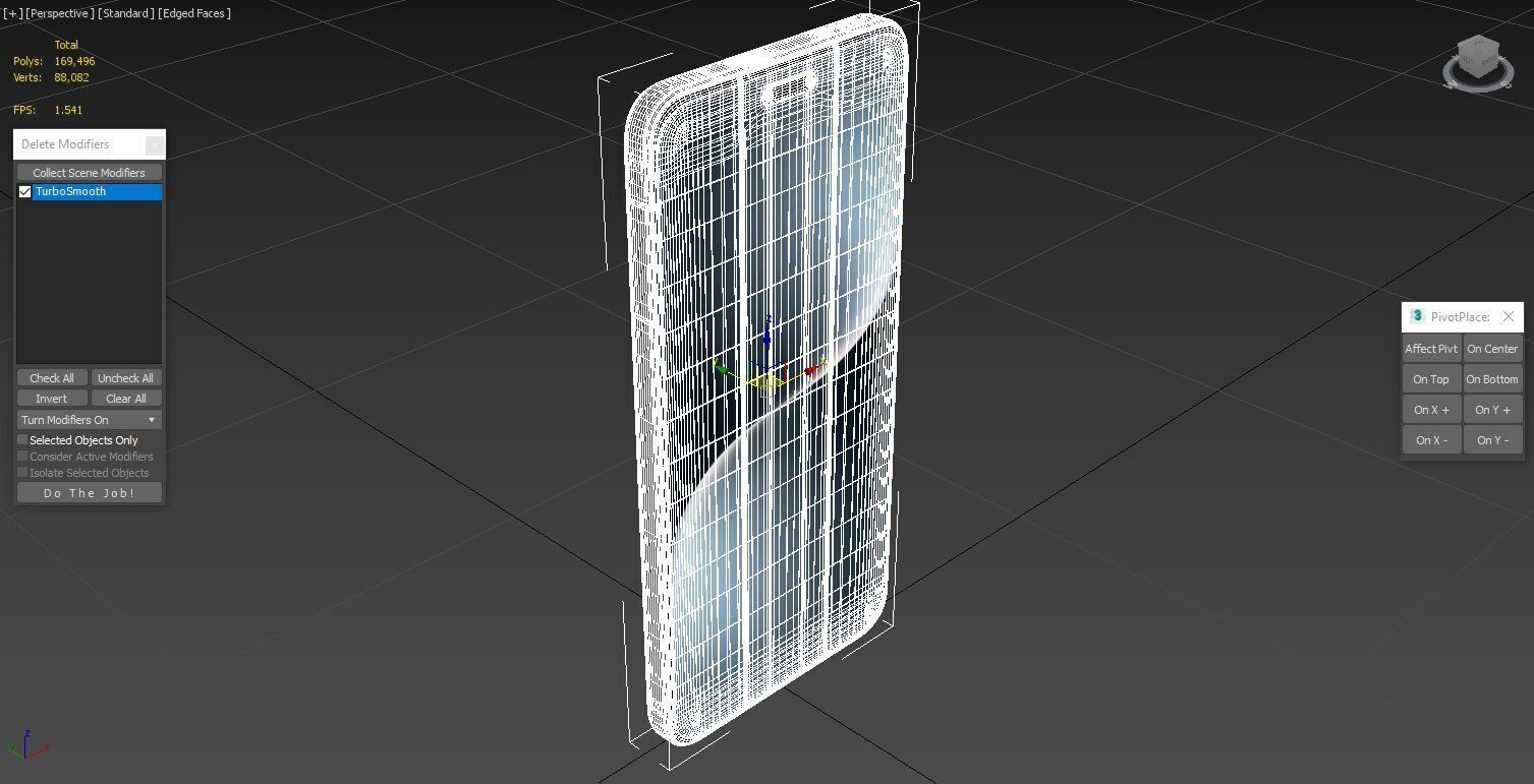 Honor Magic7 Pro White 3D model_14