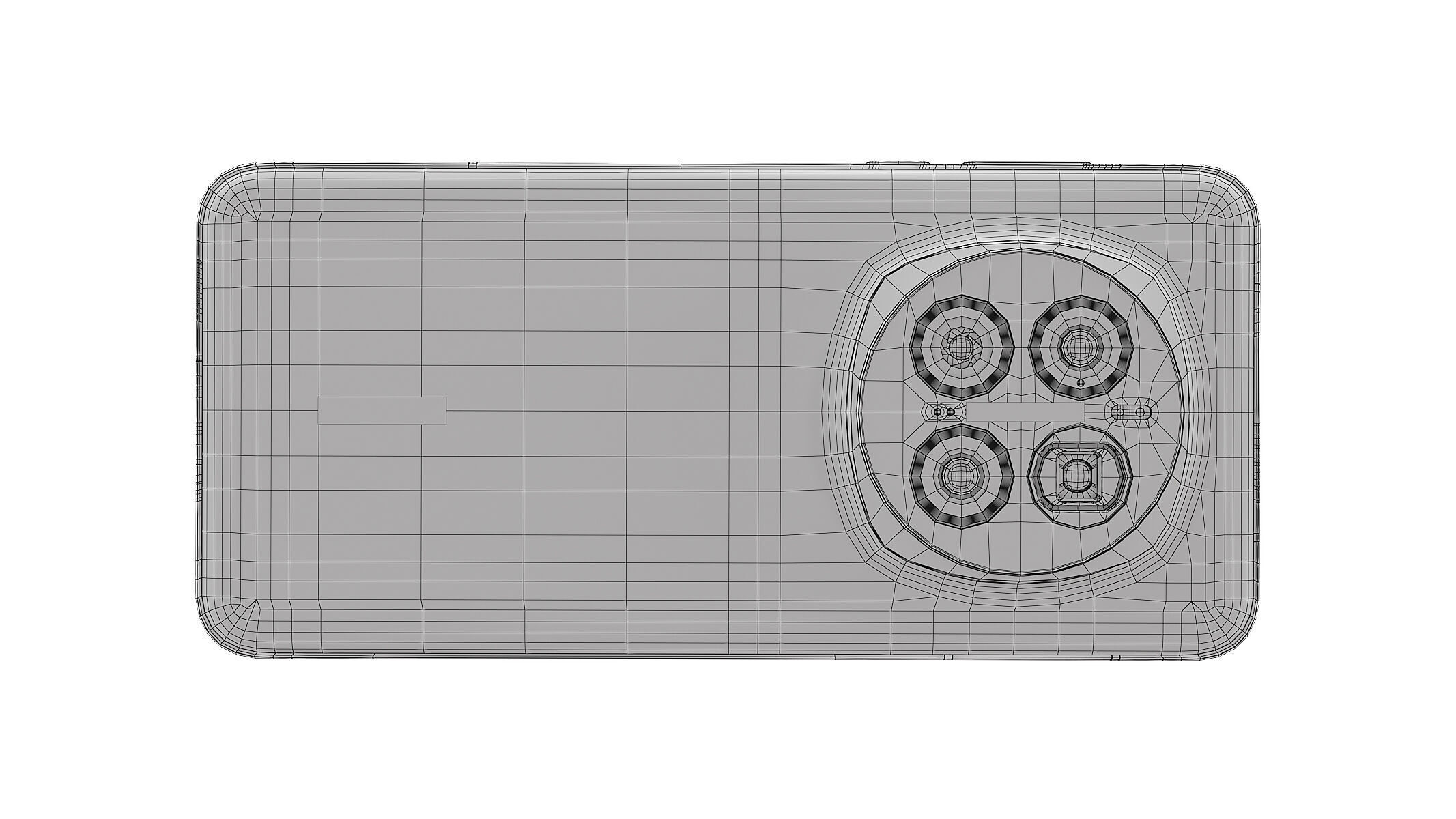 Honor Magic7 Pro White 3D model_17