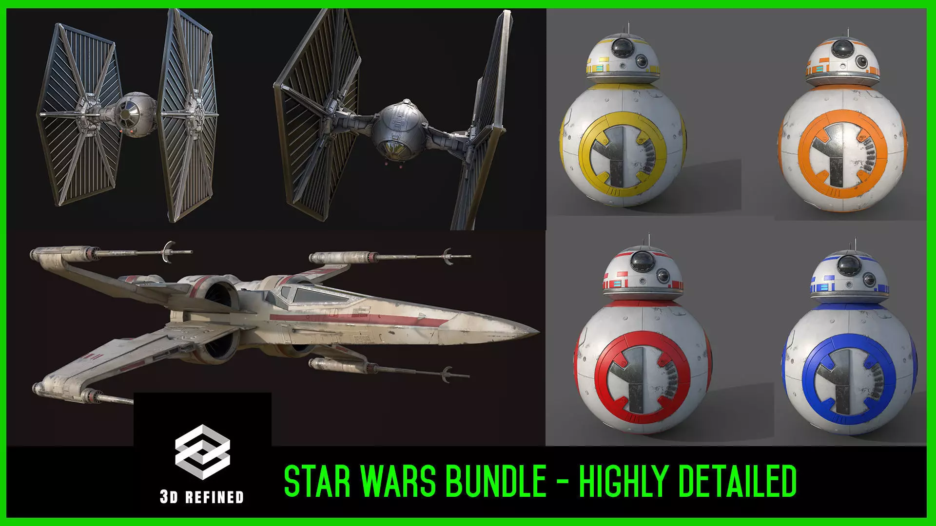 Star Wars Bundle 3D Model Collection_0