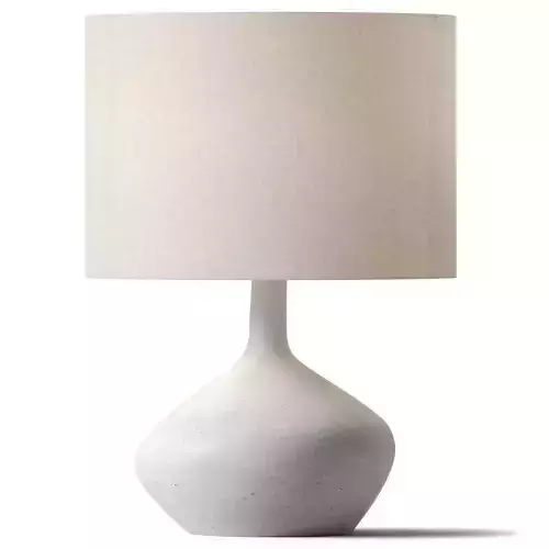 Asymmetry Ceramic table lamp - West Elm