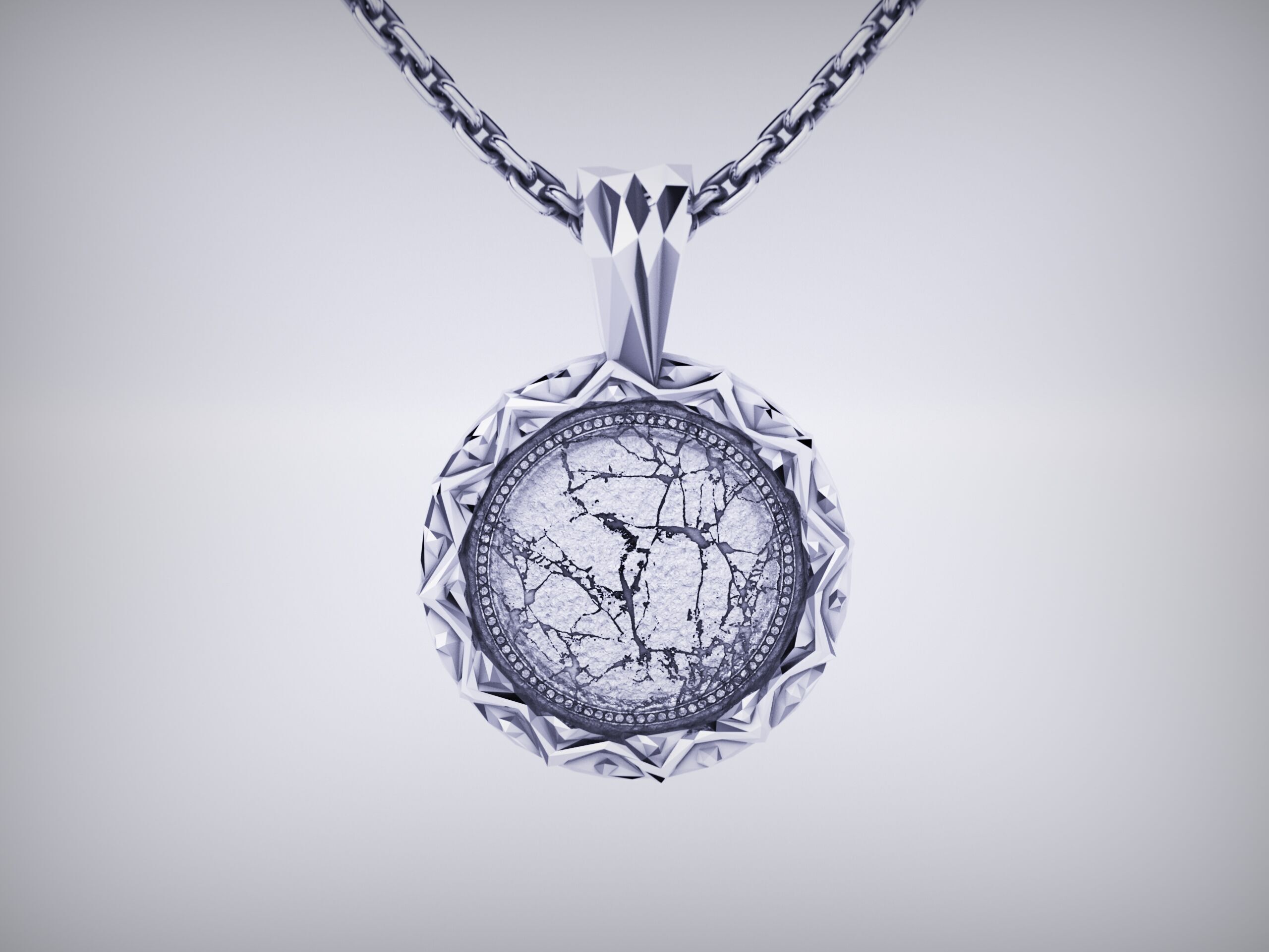 Apollo Coin Pendant For Print and Cast 3D Model 3D print model_6