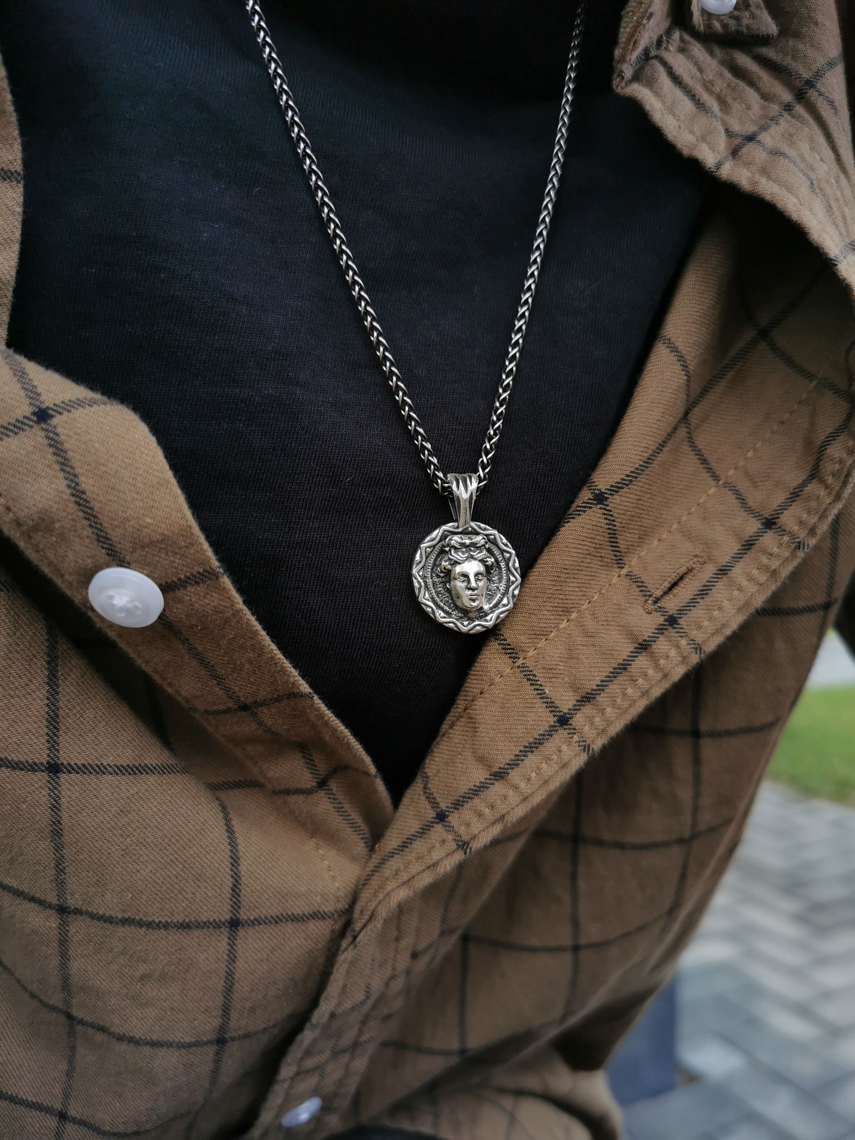 Apollo Coin Pendant For Print and Cast 3D Model 3D print model_18