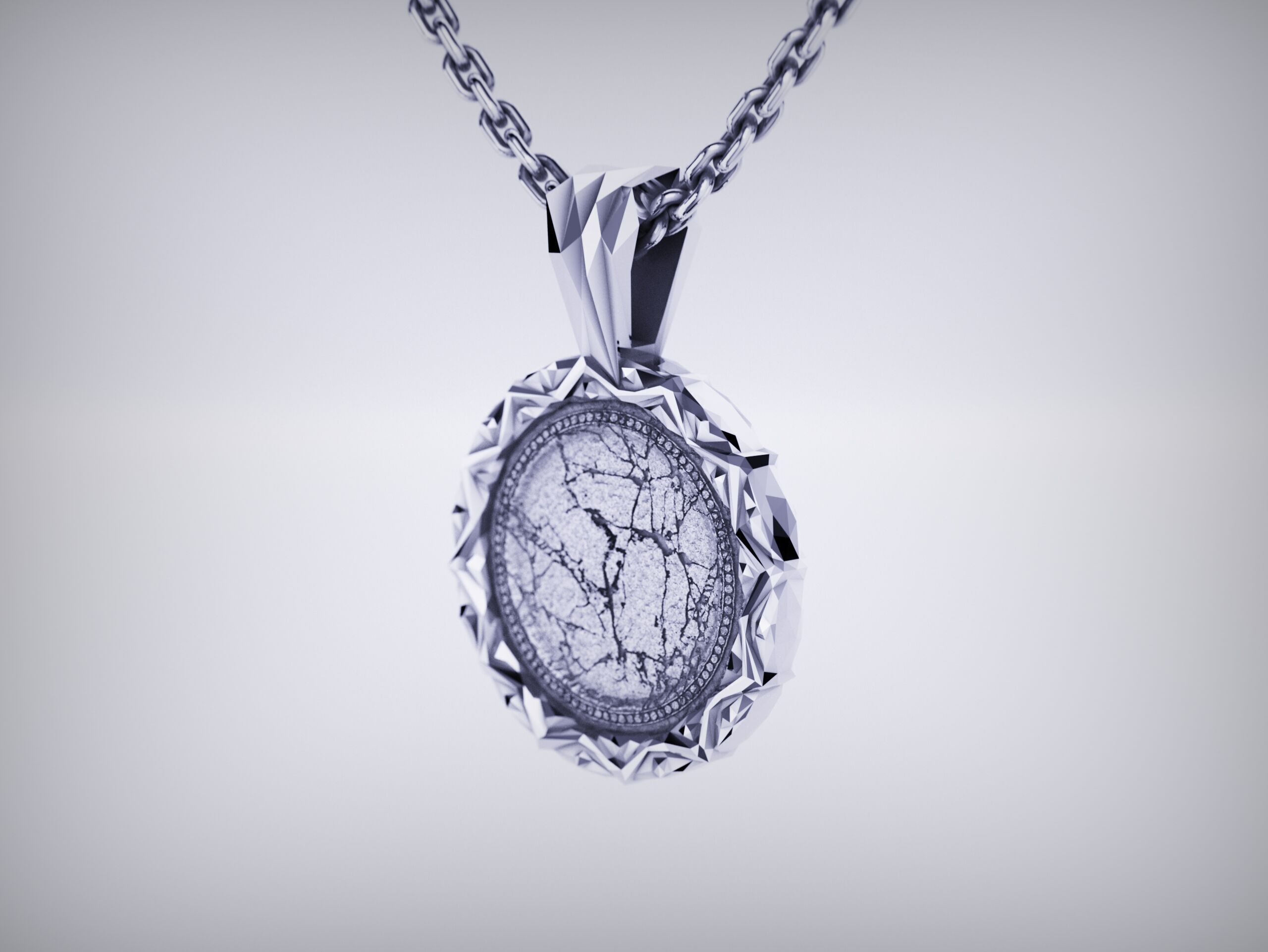 Apollo Coin Pendant For Print and Cast 3D Model 3D print model_5