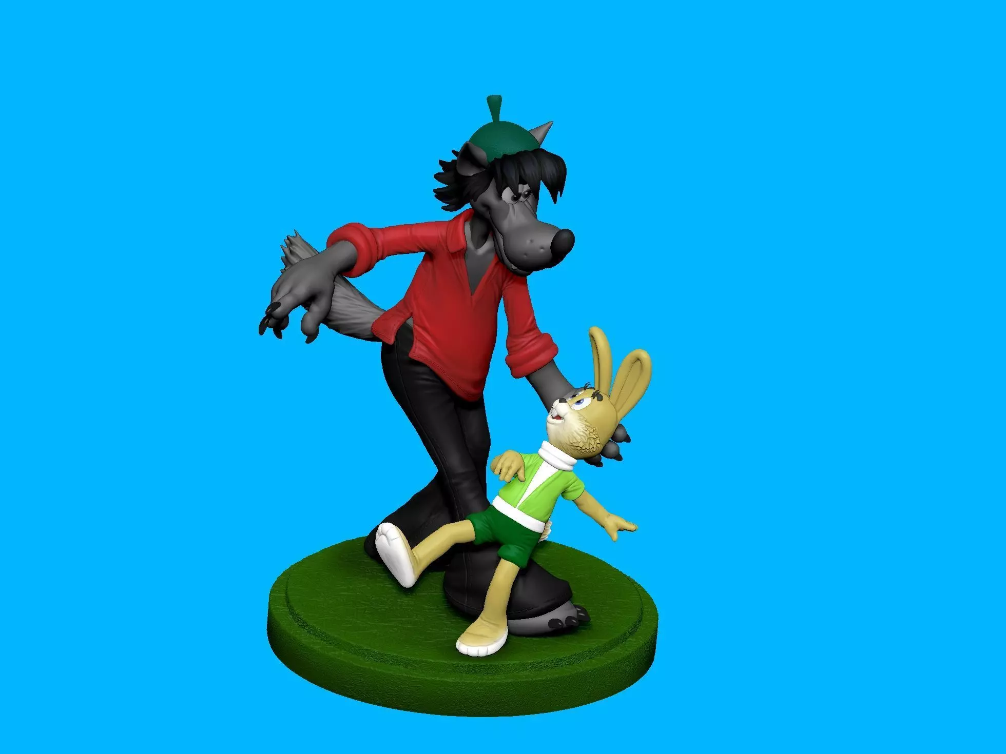 Nu pogodi for 3D printing STL 3D print model