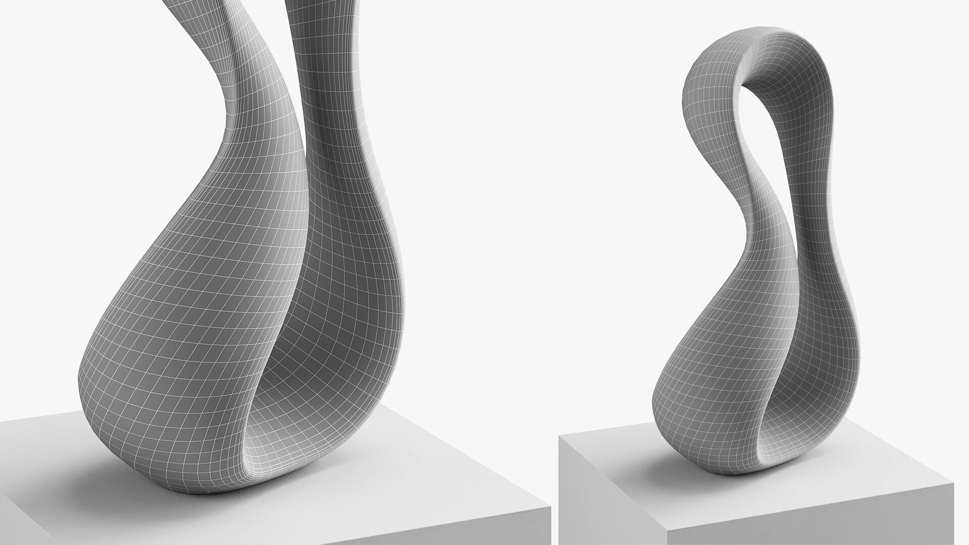 Abstract sculpture by Klaus W Rieck  Giro 3D model_5