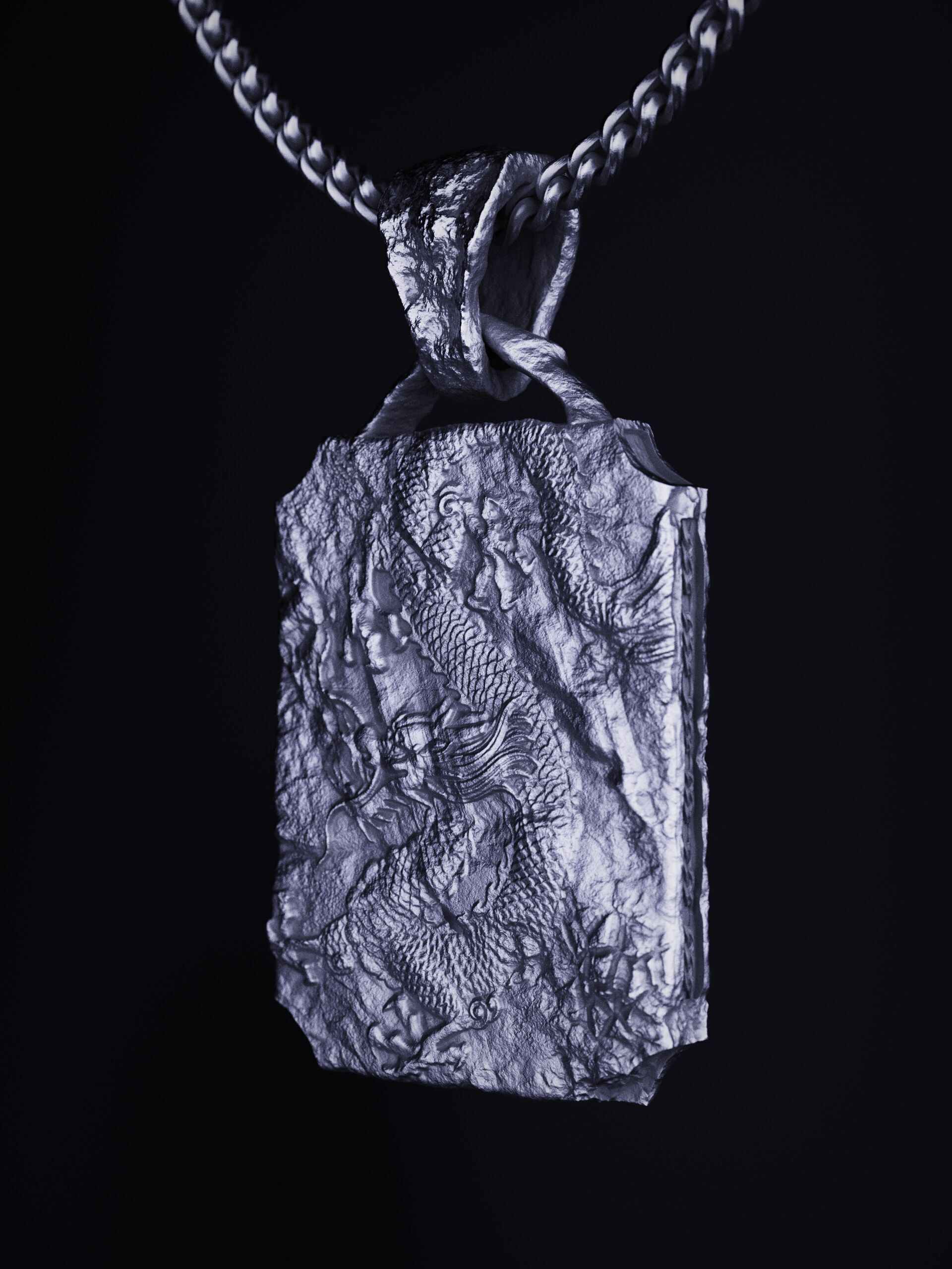 Dragon Tablet Pendant CASTABLE PRINTABLE 3D print model_6