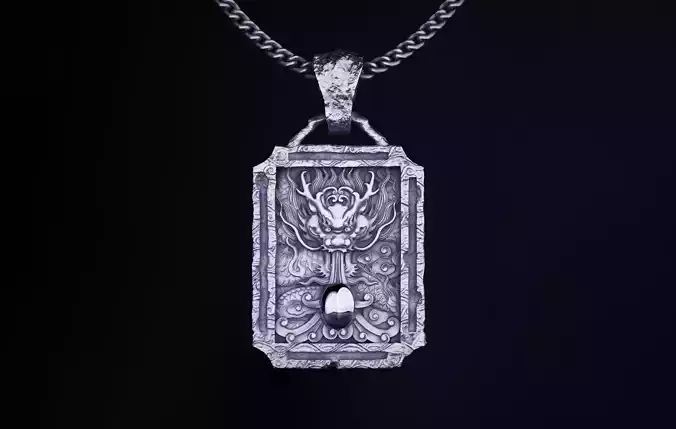 Dragon Tablet Pendant CASTABLE PRINTABLE 3D print model Dragon Tablet Pendant CASTABLE PRINTABLE 3D print model