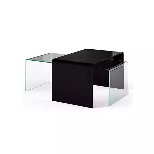 Table Basse 110 X 50 Cm Verre BURANO