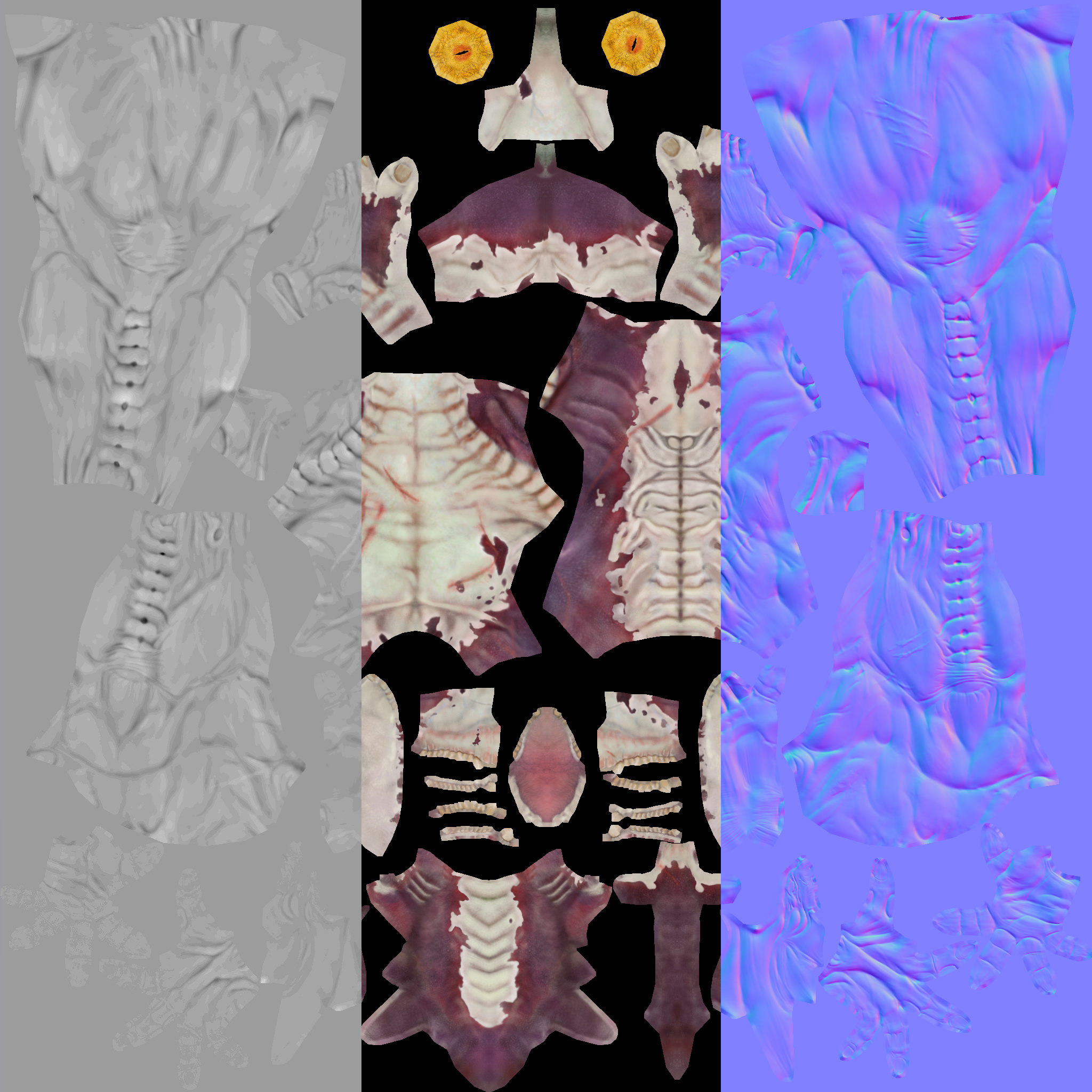 Raisher The Sky Reaper Game-Ready Animation pack Low-poly 3D model_11