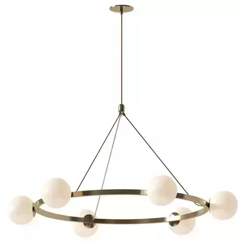 Hayes Chandelier - West Elm 3D model