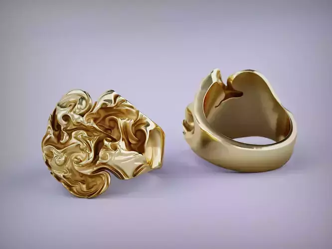 Chaos Ring Smaller Fashion Jewelry CASTABLE PRINTABLE