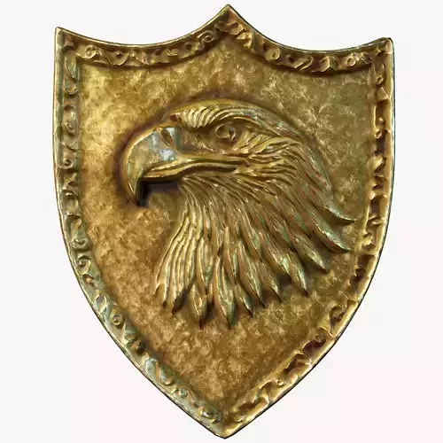 Eagle Heraldic Emblem PBR