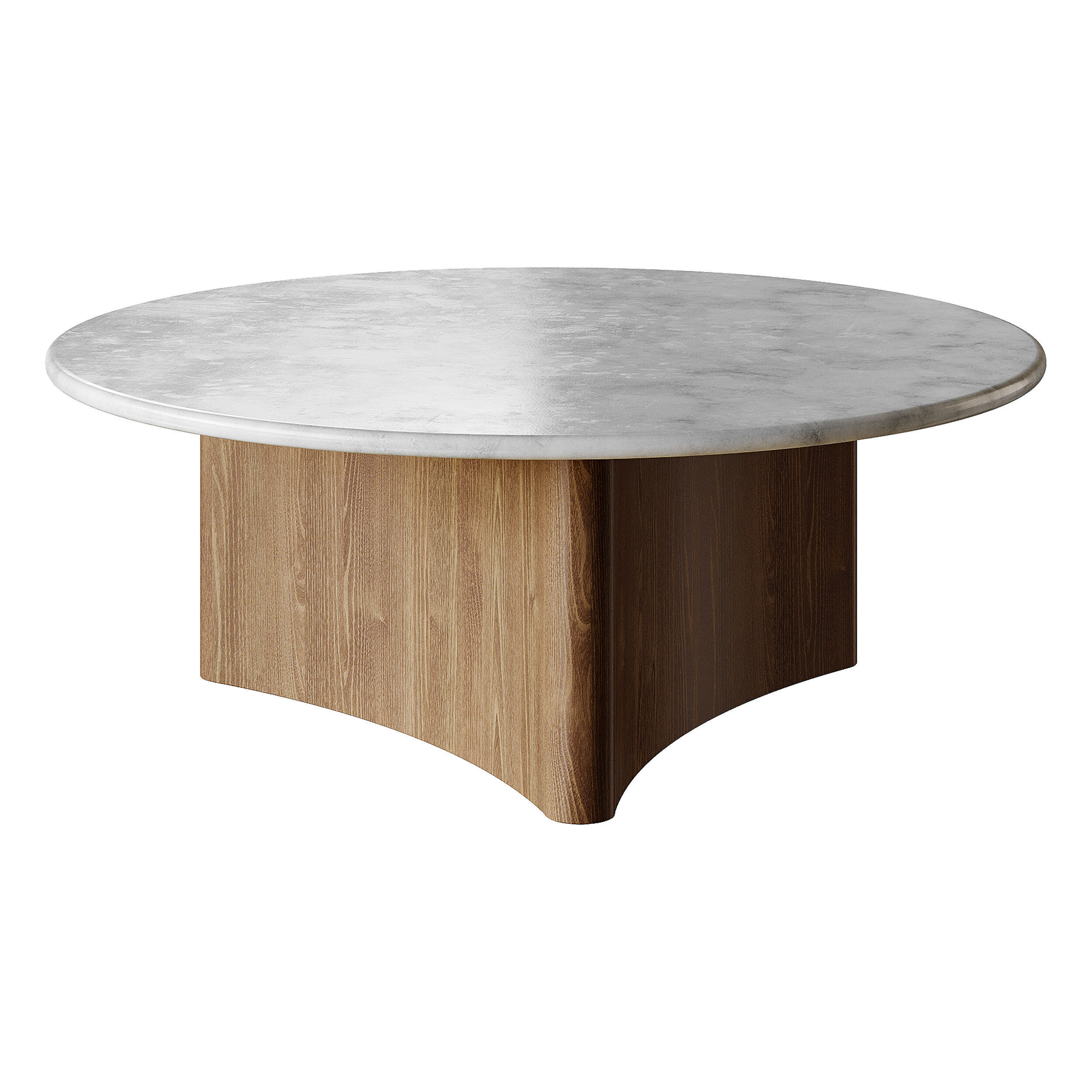 Zafar Nested Marble Coffee Table 3D model_1