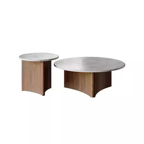 Zafar Nested Marble Coffee Table