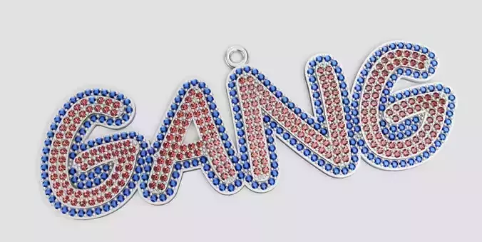 GANG NECKLACE 3D print model