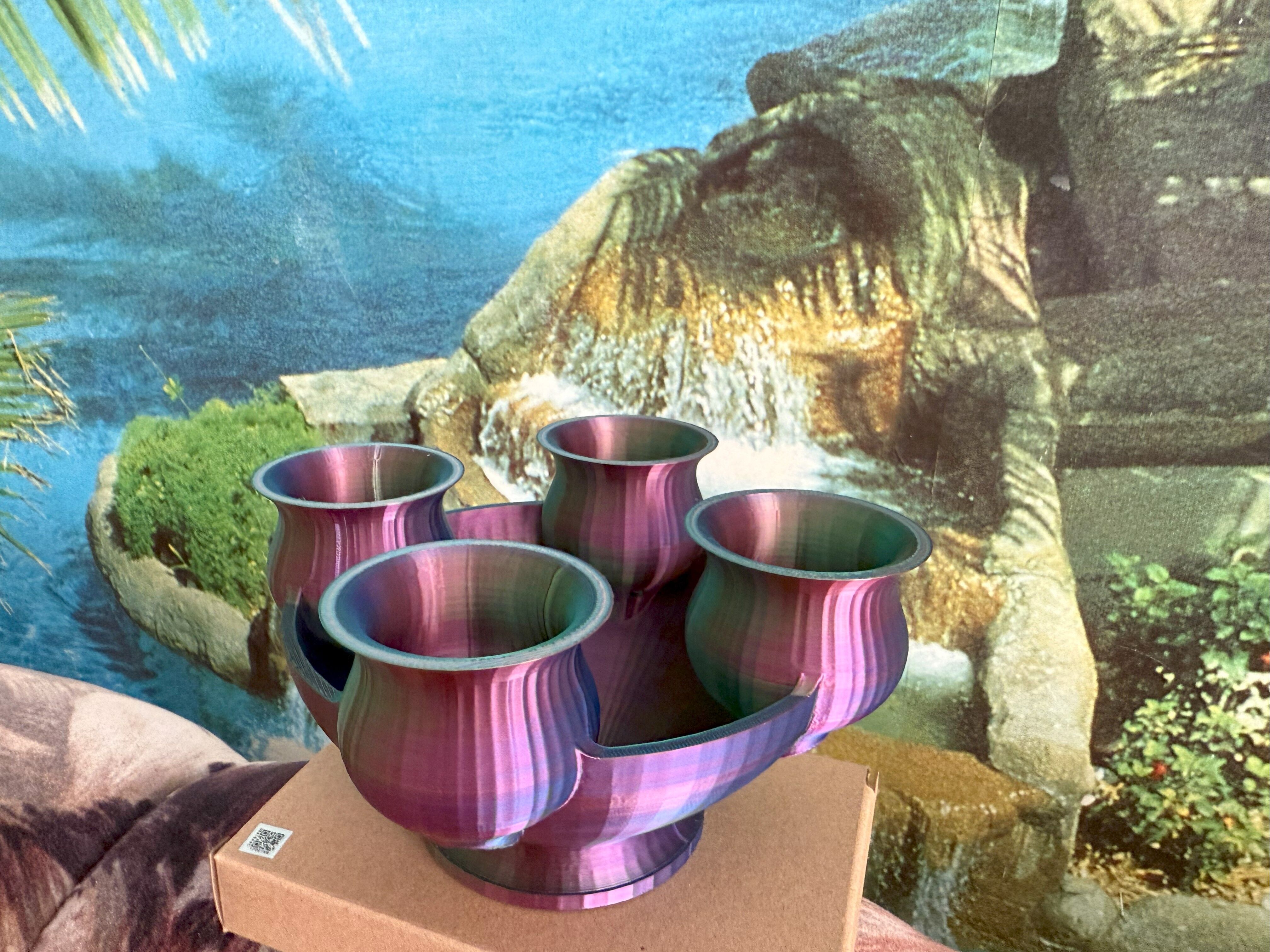 Multi Style Flower Pot Vase 3D print model_2