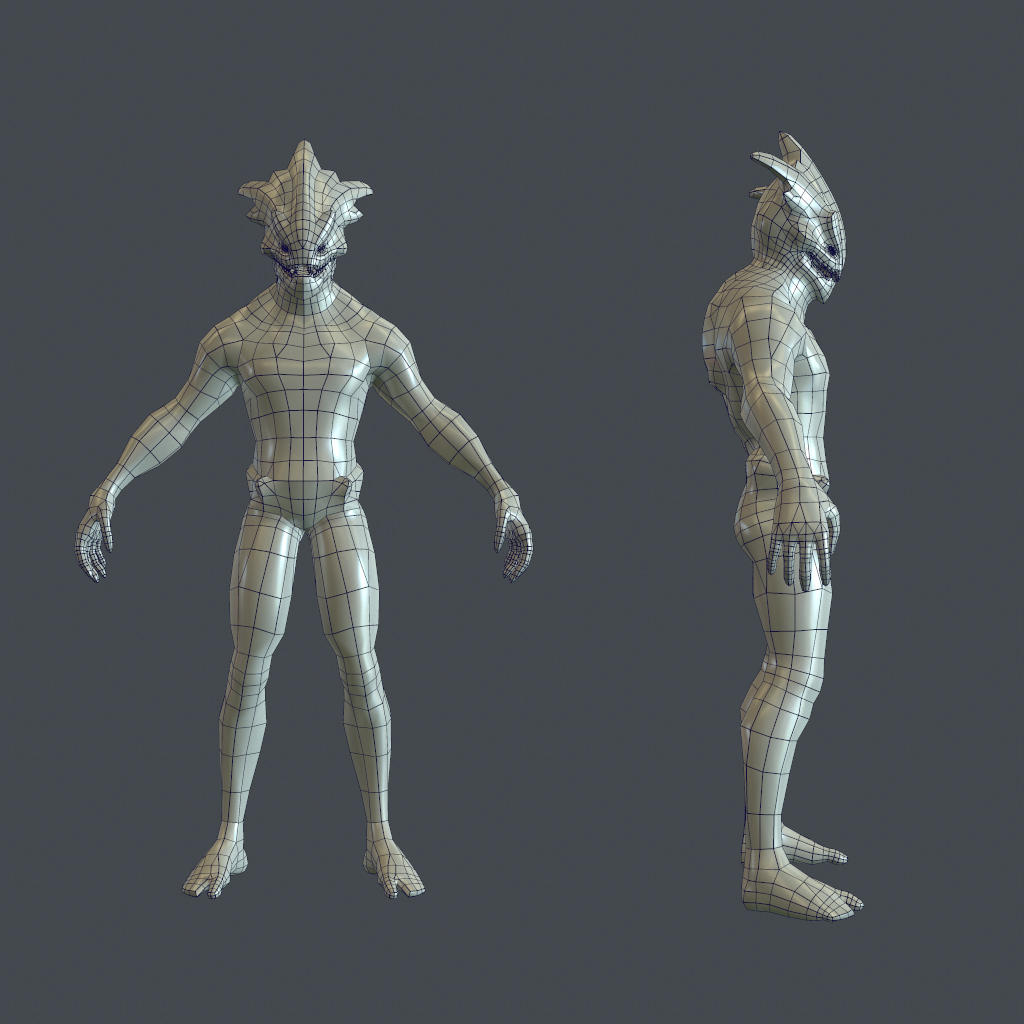 Raisher The Sky Reaper Game-Ready Basic Pack Low-poly 3D model_2