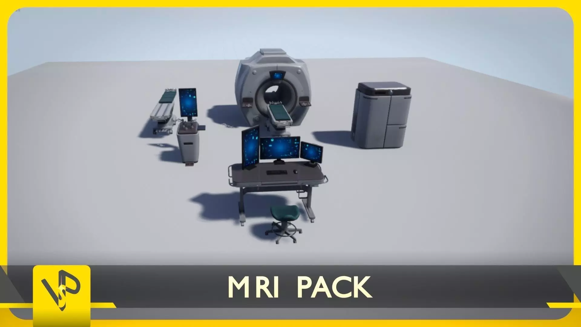 MRI Pack Low-poly 3D model_0
