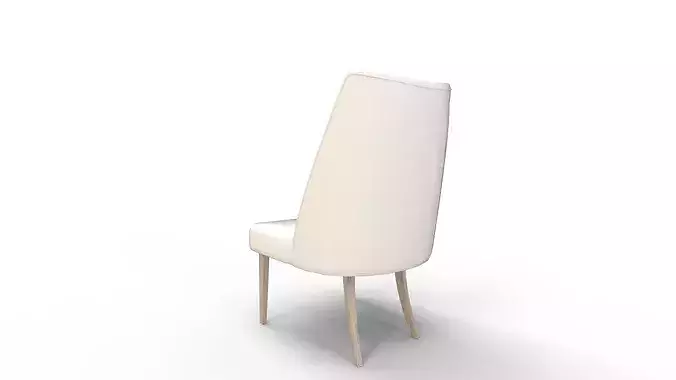 Winfield Upholstered Side Chair 3D model 4