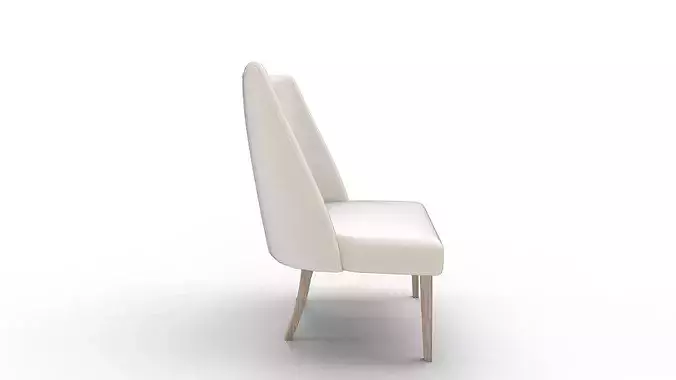 Winfield Upholstered Side Chair 3D model 7