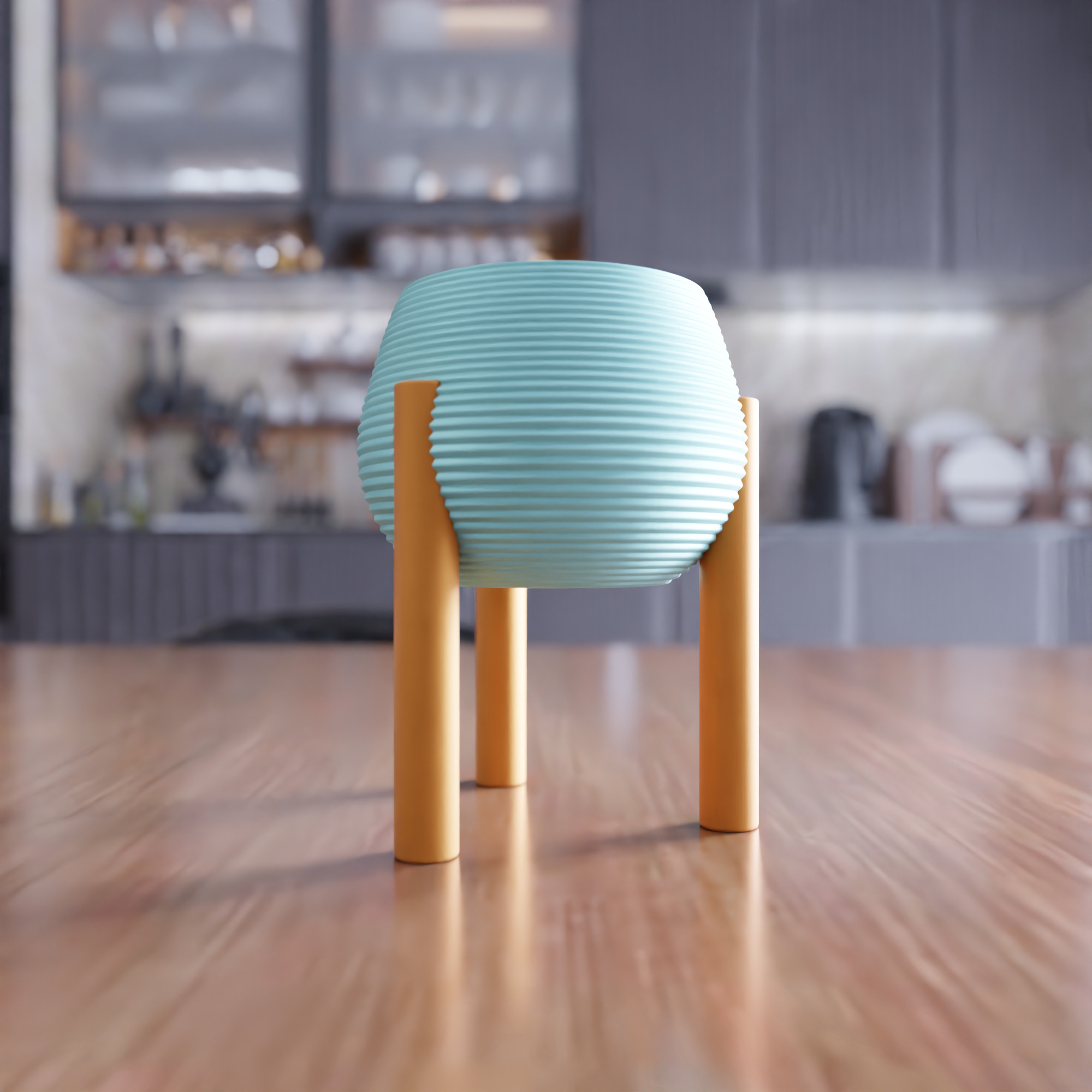 Natural Elegance Pot Stand - 432 3D print model_3