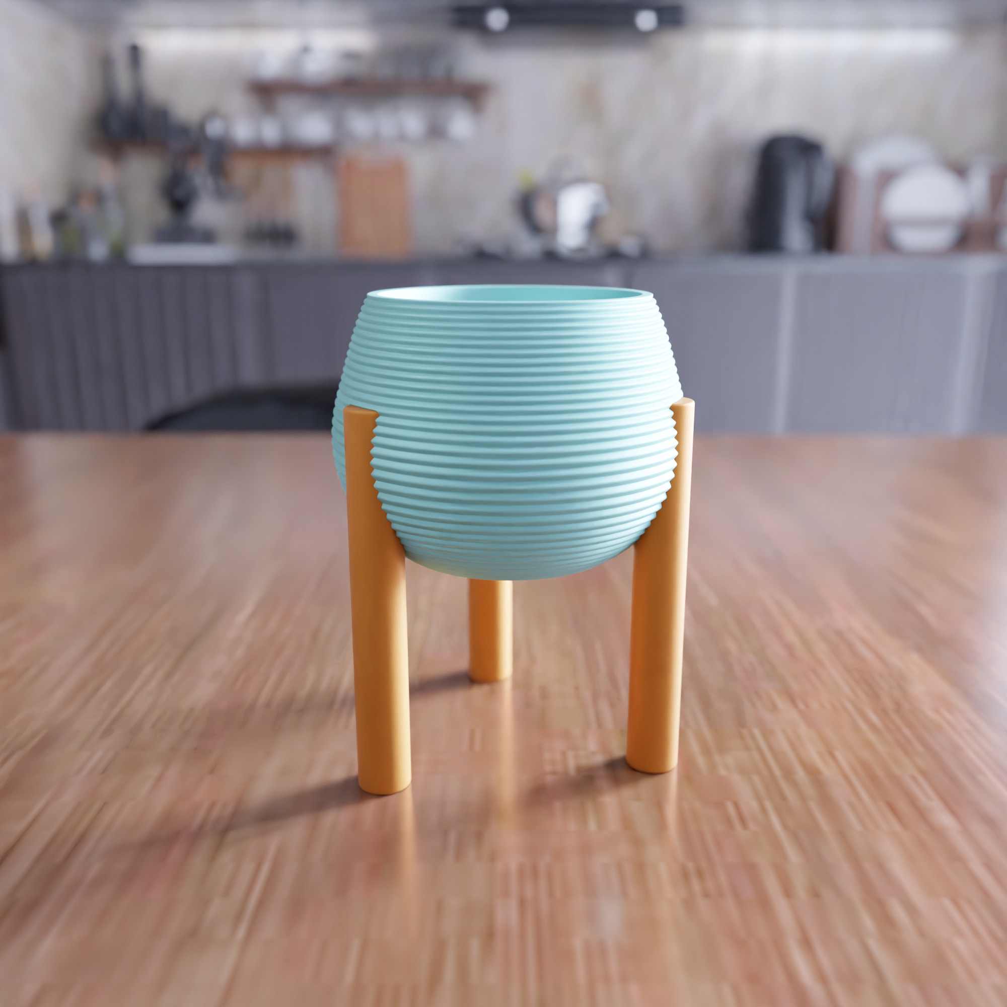 Natural Elegance Pot Stand - 432 3D print model_1