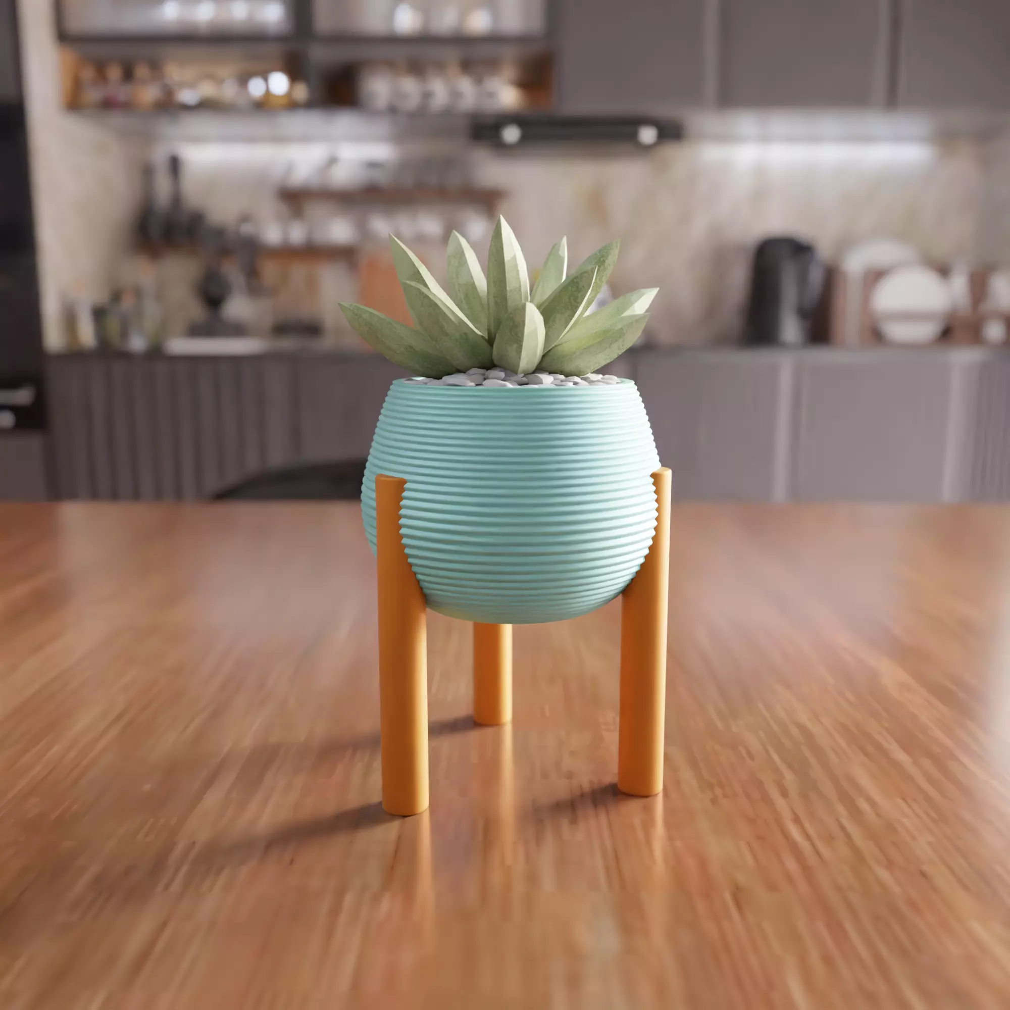 Natural Elegance Pot Stand - 432 3D print model_0