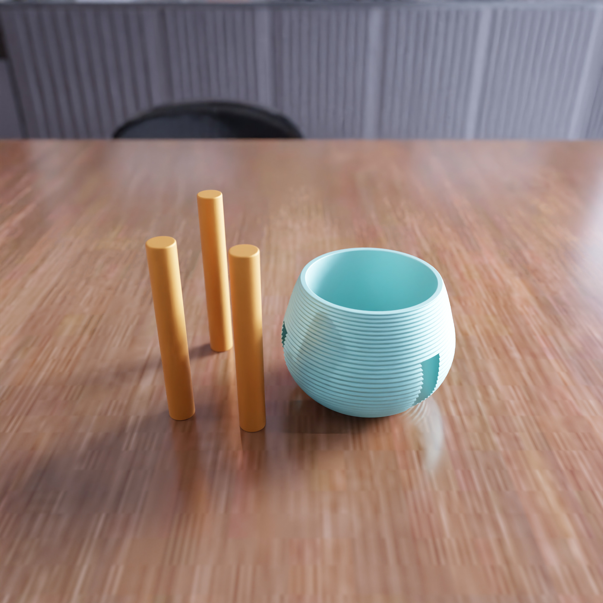 Natural Elegance Pot Stand - 432 3D print model_2