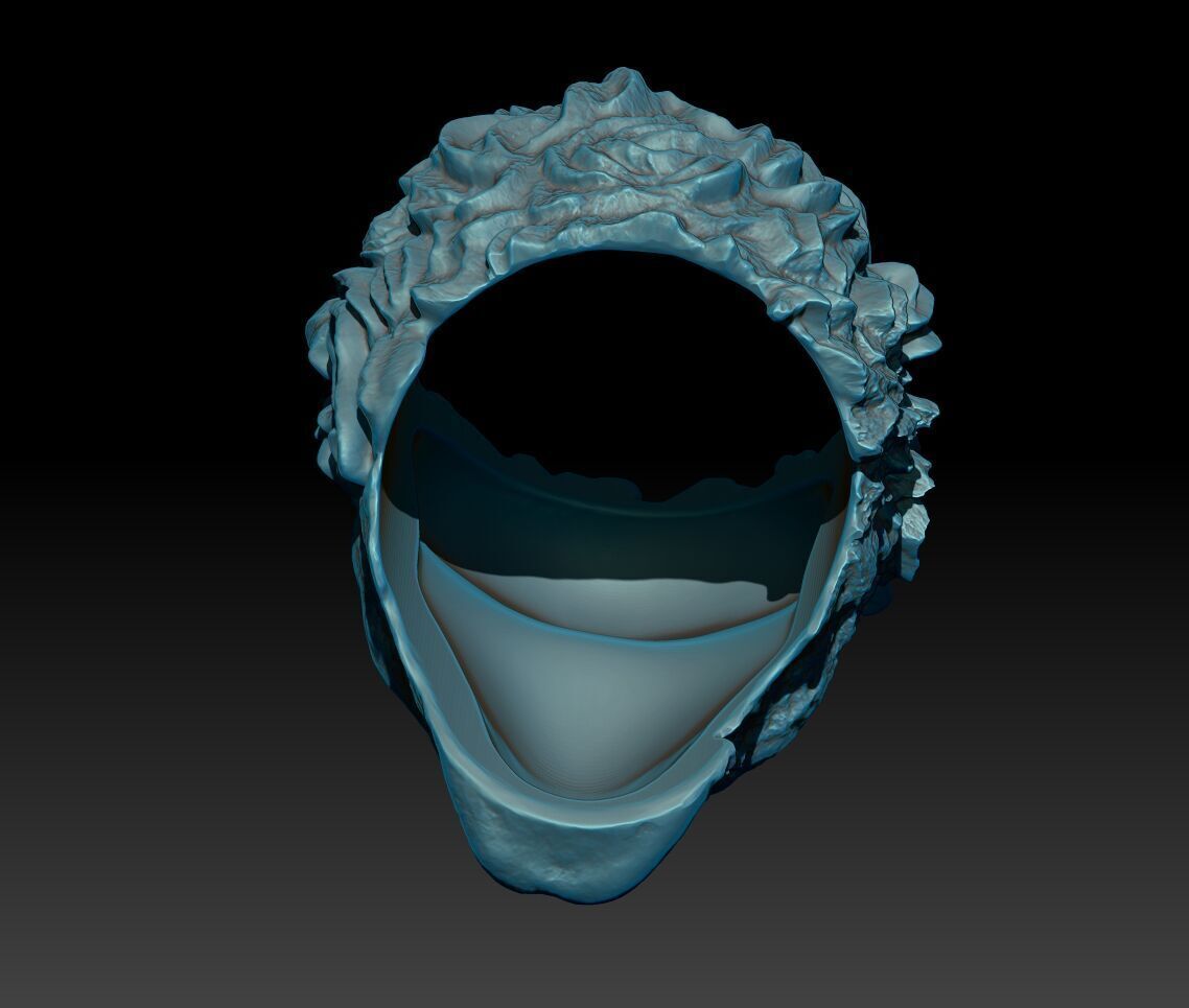 Worn Idol RING CASTABLE PRINTABLE 3D print model_11