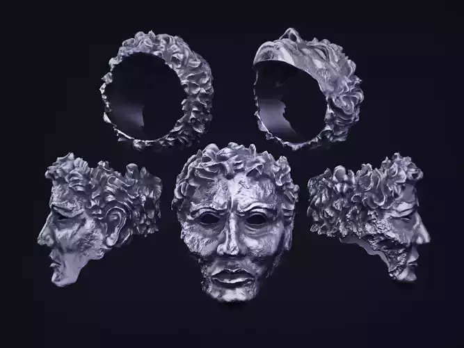 Worn Idol RING CASTABLE PRINTABLE