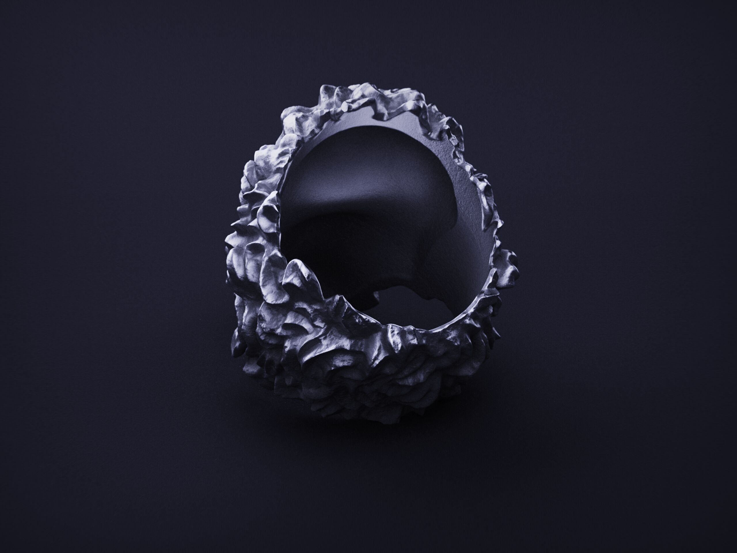 Worn Idol RING CASTABLE PRINTABLE 3D print model_5