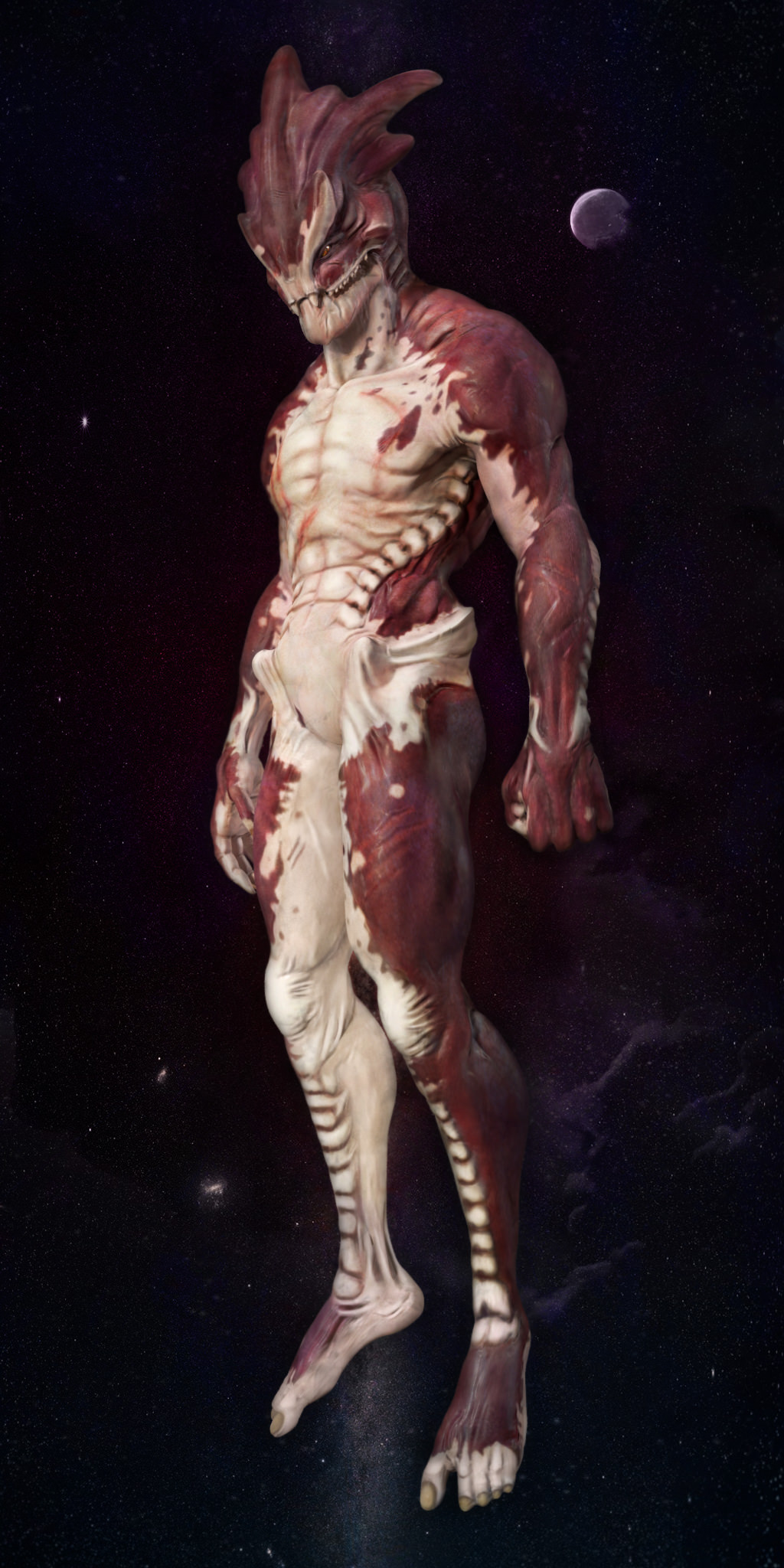 Raisher the Sky Reaper Printable Attack Pose pack 3D print model_7