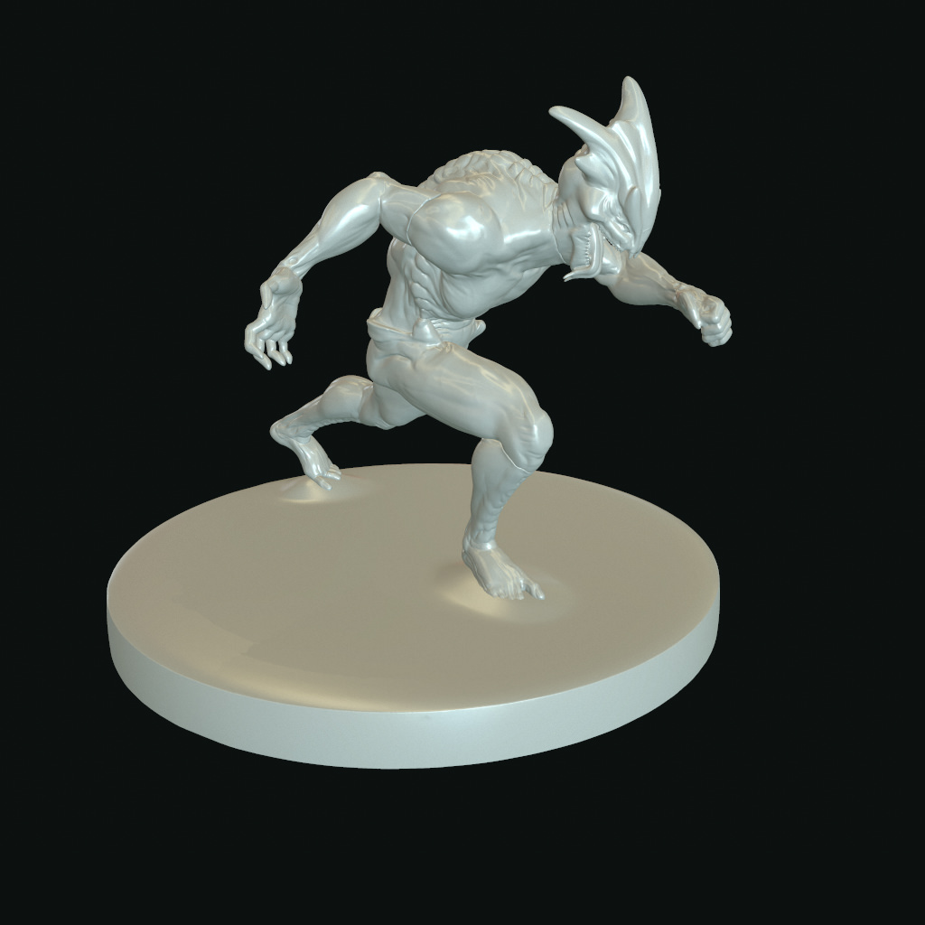 Raisher the Sky Reaper Printable Attack Pose pack 3D print model_2
