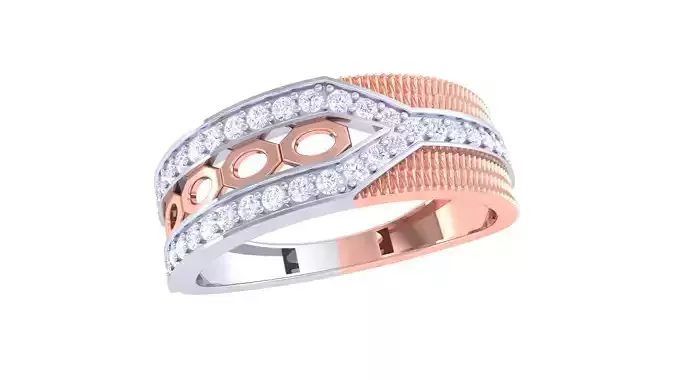Mens gemstone diamond men Ring with details images 75 3D print model