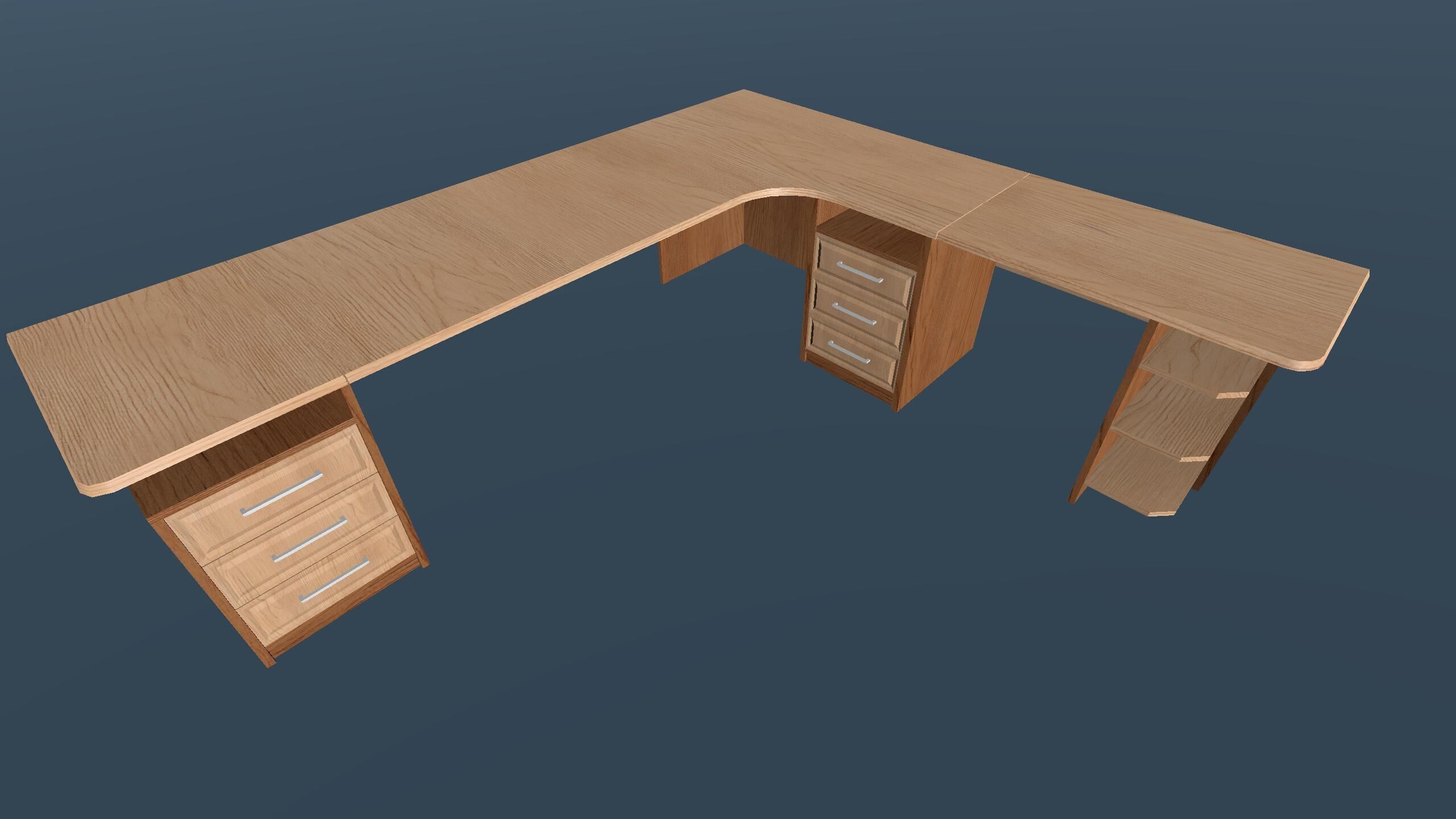 Freelancer Working Room Unity Assets Pack 2  Low-poly 3D model_16