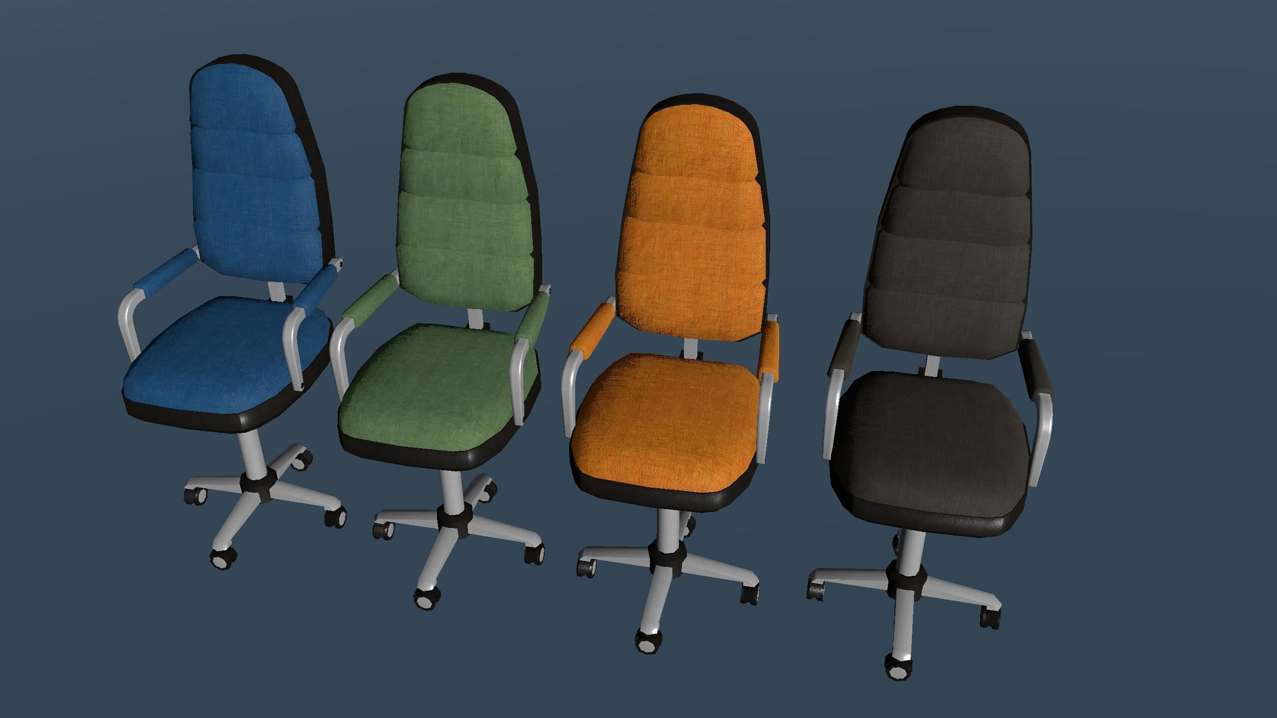 Freelancer Working Room Unity Assets Pack 2  Low-poly 3D model_13