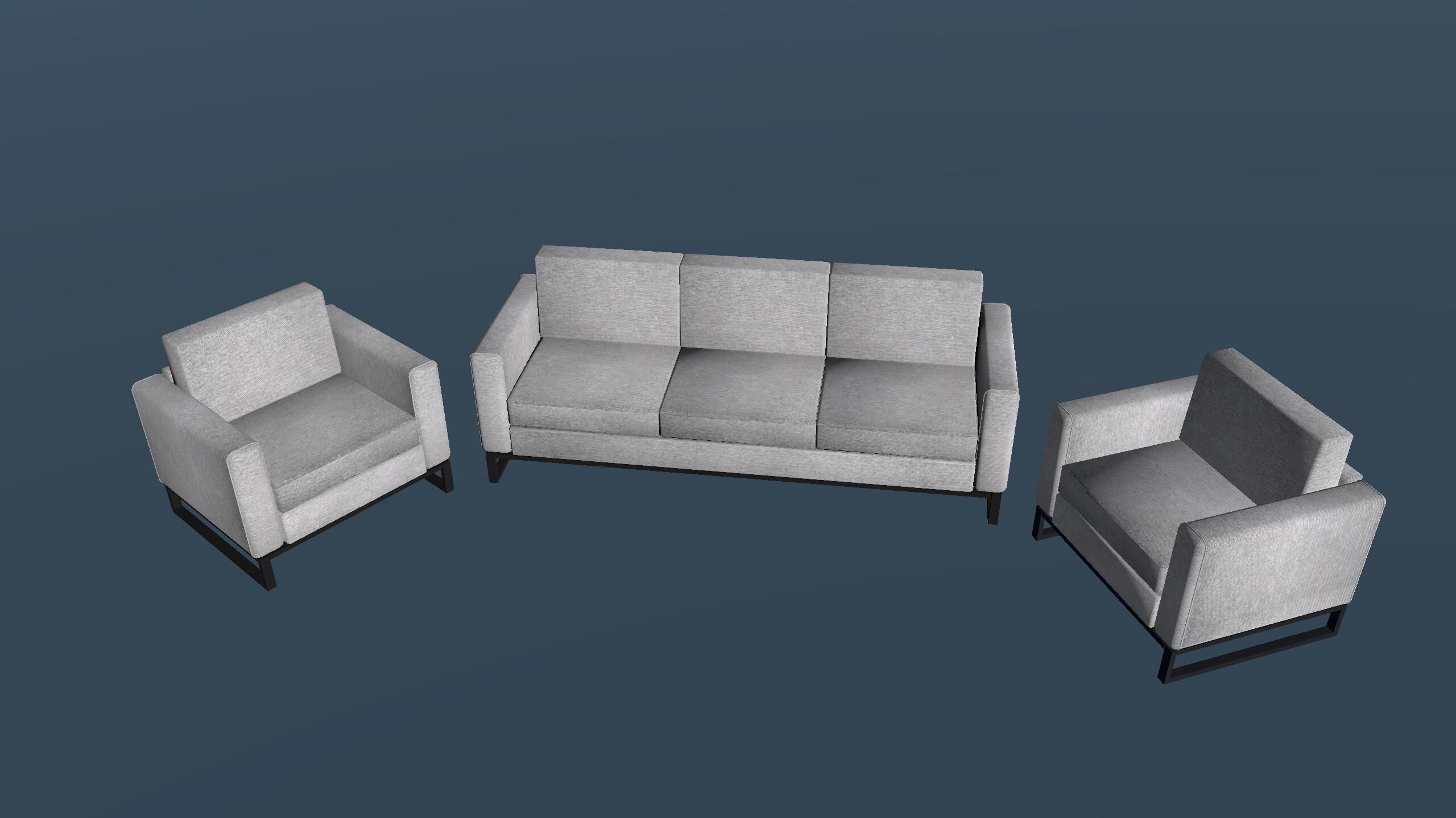 Freelancer Working Room Unity Assets Pack 2  Low-poly 3D model_14