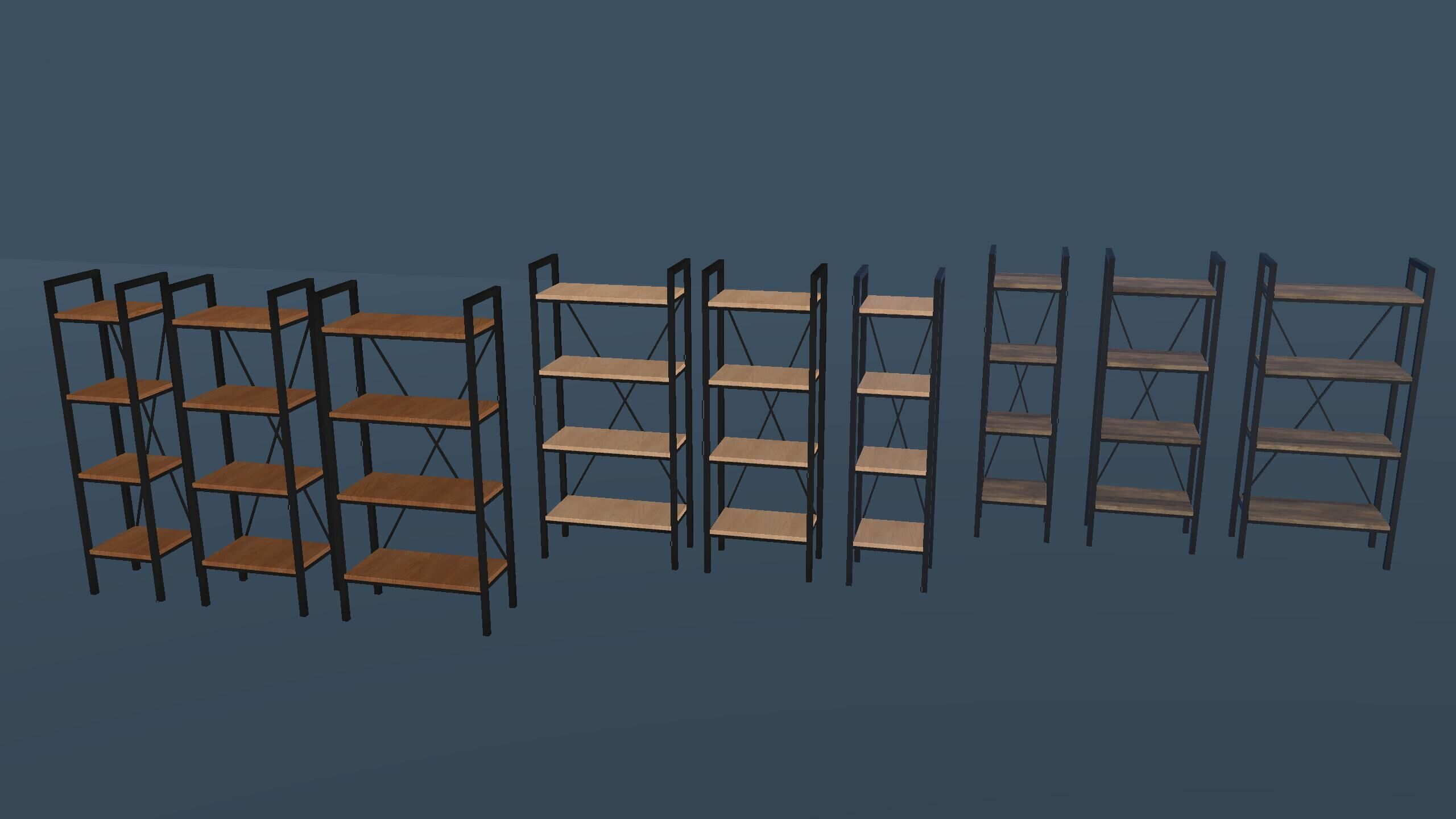 Freelancer Working Room Unity Assets Pack 2  Low-poly 3D model_15