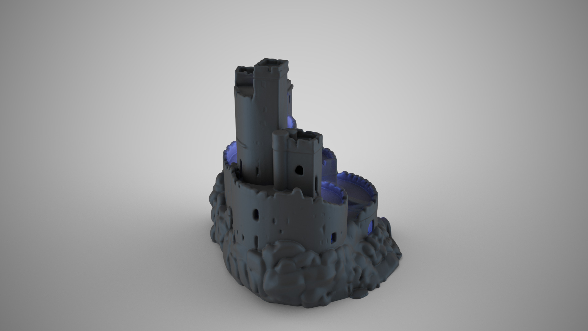Aquarium Castle 2 3D print model_7