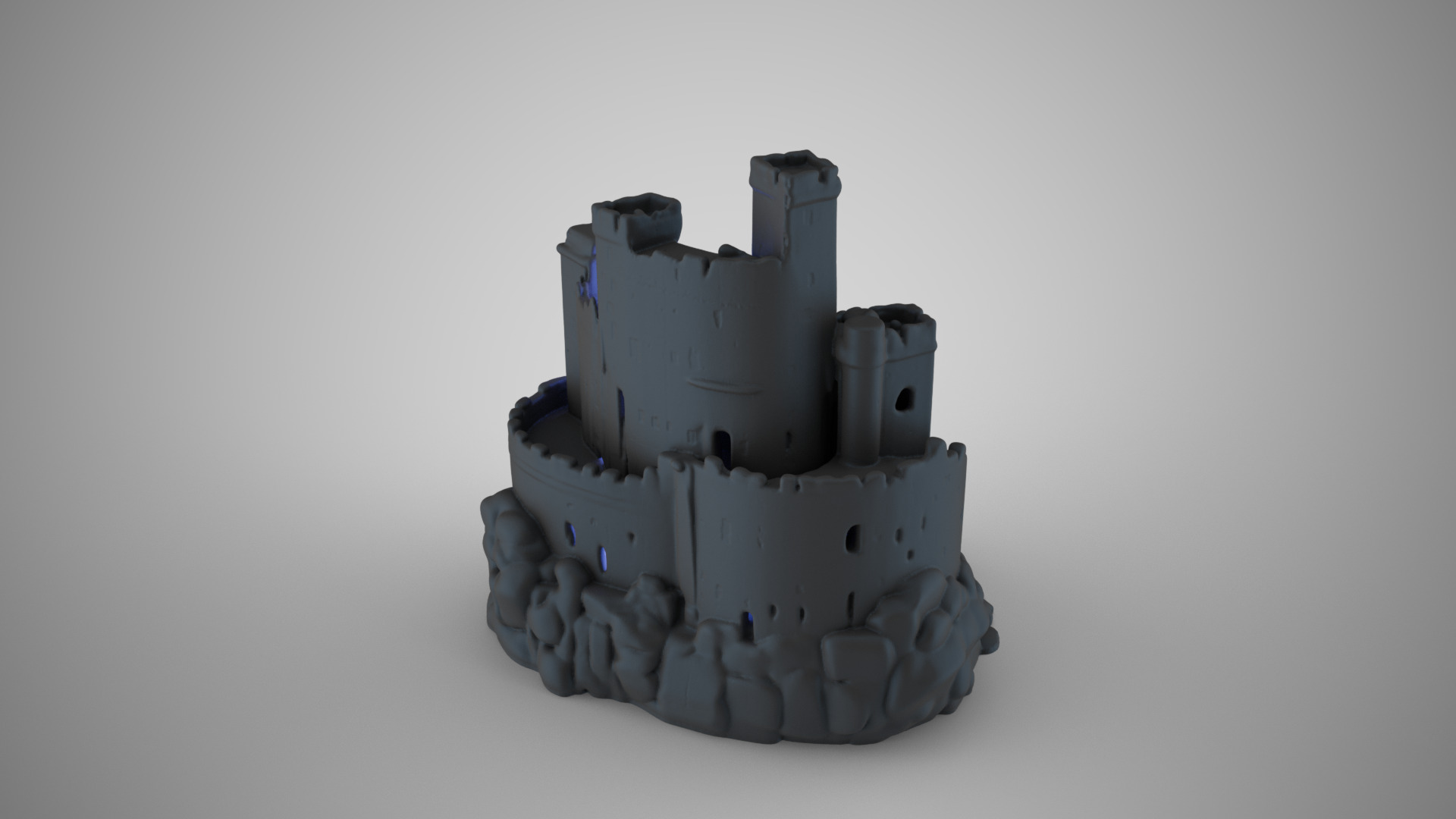 Aquarium Castle 2 3D print model_8