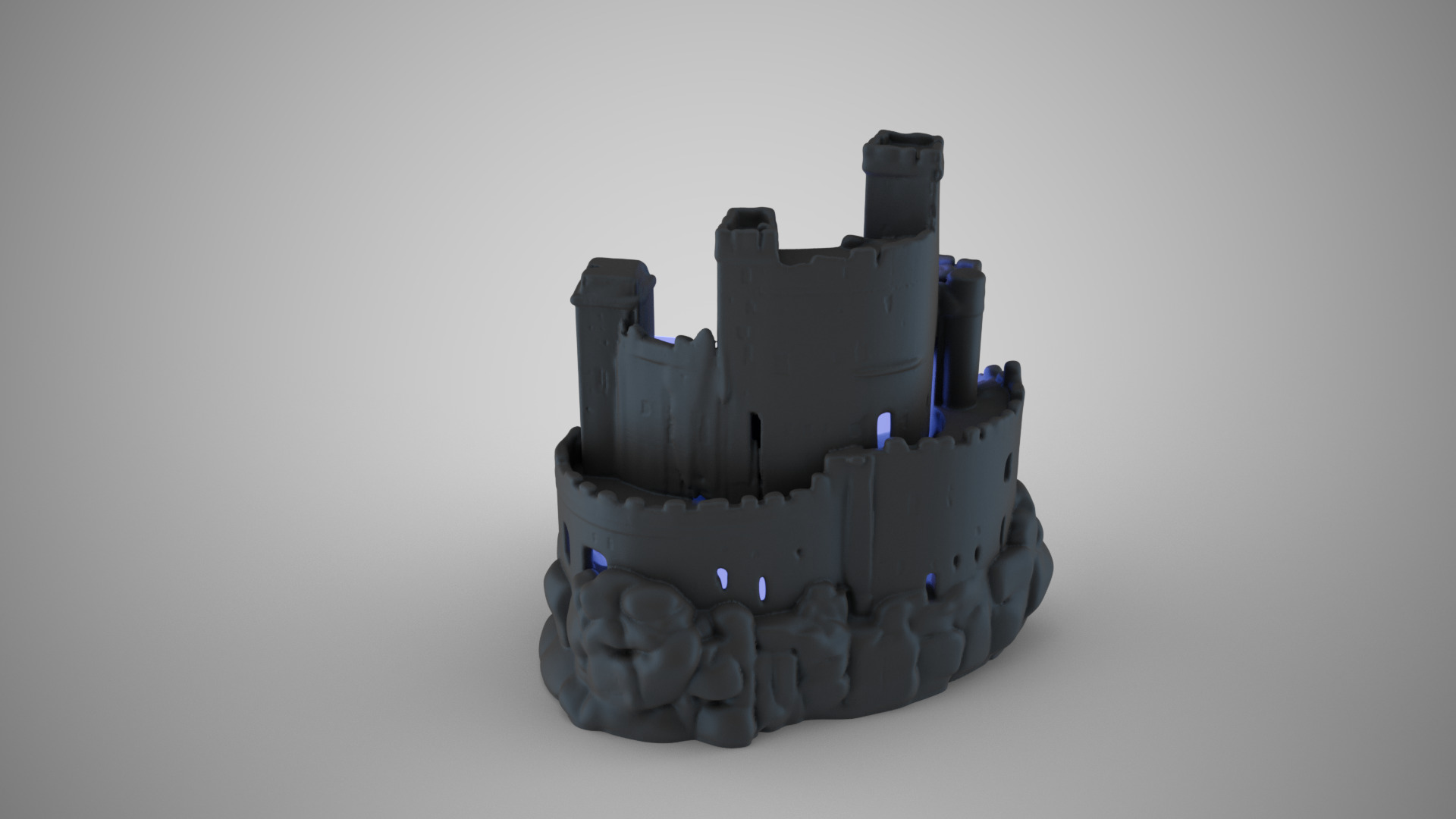 Aquarium Castle 2 3D print model_4