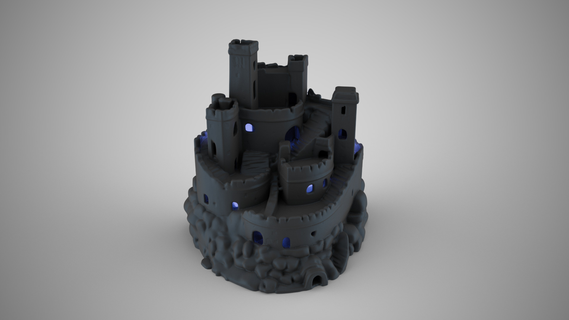 Aquarium Castle 2 3D print model_6