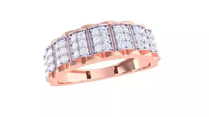 Mens gemstone diamond men Ring with details images 64 3D print model